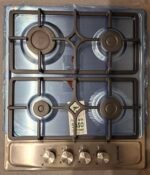 ⁦سطح كوميتل 4 عيون غاز تيفال استيل 60سم M6-40BF⁩ - الصورة ⁦2⁩