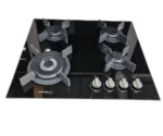 ⁦سطح ماستر جاز 4 عيون غاز زجاجي تيفال 60 سم إيطالي H64GBCX⁩ - الصورة ⁦2⁩