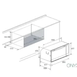 ⁦فرن ماستر جاز 9 برامج كهرباء ديجتال إيطالي O94E9DX⁩ - الصورة ⁦4⁩