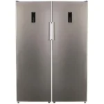 ثلاجه +فريزر هيونداي  120سم سلفر  HY-RS340/FS259
