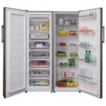 ⁦ثلاجه +فريزر هيونداي  120سم سلفر  HY-RS340/FS259⁩ - الصورة ⁦2⁩