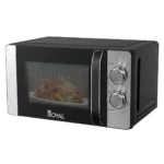 مايكرويف رويال 20 لتر اسود واجهة استيل RA-20XM2